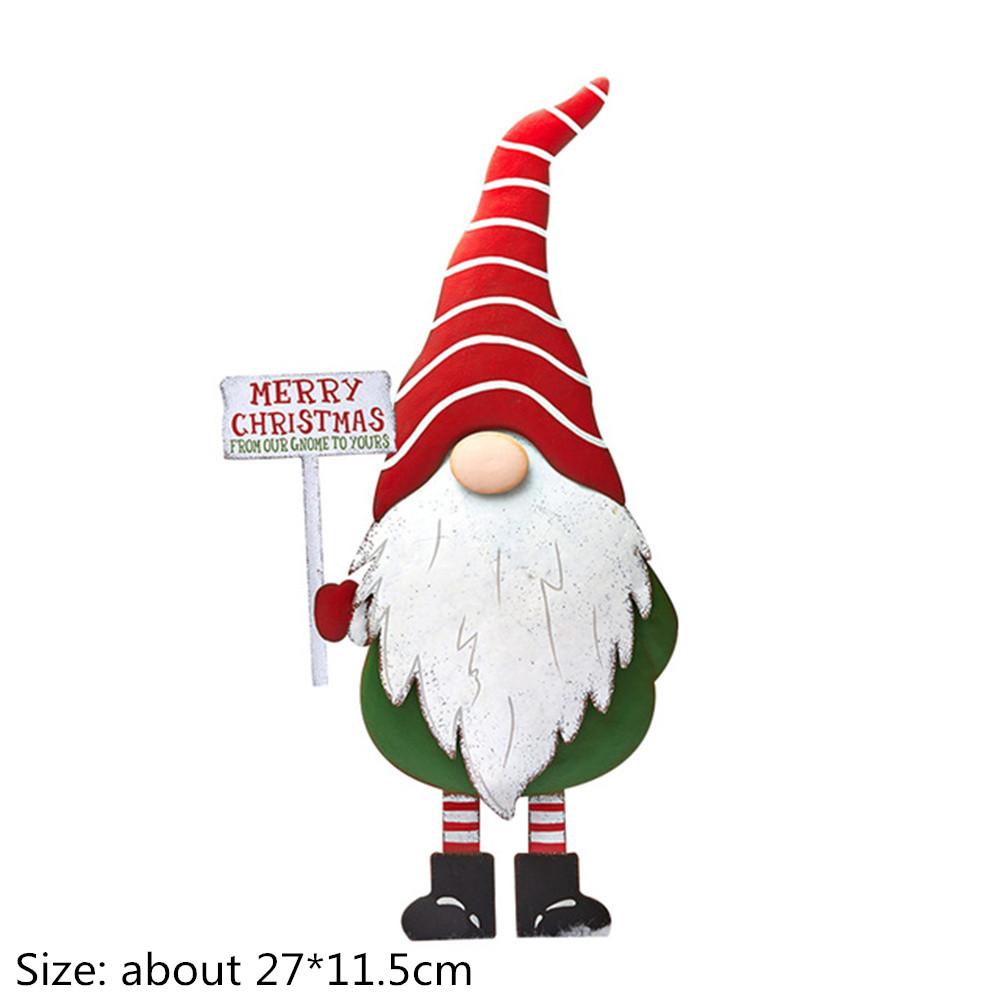 Weihnachts-Gartenschild Dekoration Außen Garten Gehweg Hof Rasen Weihnachtsmann Dekorative Pflöcke Weihnachtsfeier DIY Deko Ornament