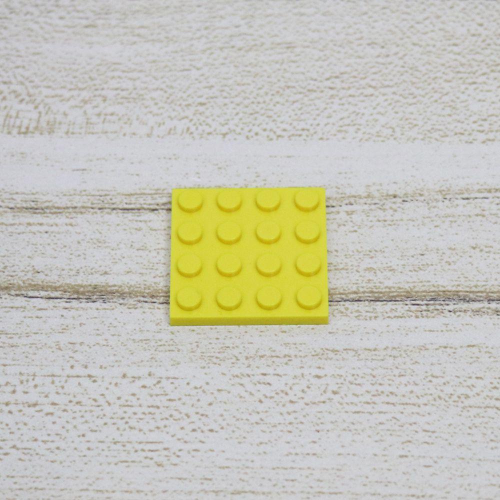20PCS 4x4 Dots Blocks Dinosaurs Base Plate Colorful Building Bricks Compatible Parts 3031 DIY Educational Toys for Children
