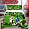 3pcs Duvet Cover Set (1*Duvet Cover + 2*Pillowcase, Without Core), Custom Name Ben 10 Cartoon Pattern Bedding Set, Home Bedroom Decor Gift