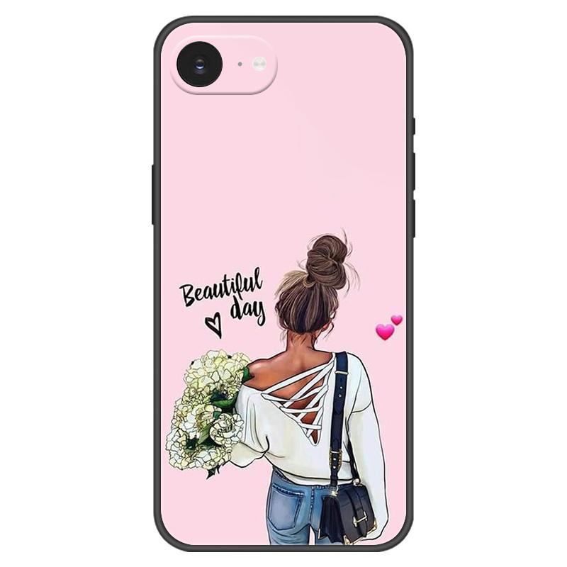 Phone Case For iPhone 16E iPhone16E SE 2025 SE4 5G Cases Soft Silicone Cover For iPhone SE4 Fashion Case Full Protector Shells