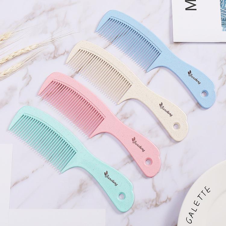 Korean Style Wheat Straw Hair Styling Comb for Men and Women with Independent Packaging, Multiple Options Available.