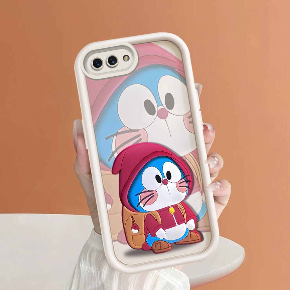 Weiche Silikon-Quadratleitern-Cartoon-Muster Vollständiger Kameraschutz Stoßfeste Hülle für OPPO Reno Realme OnePlus