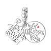 S925 Silver DIY Charm Bead Pendant For Handmade Bracelet Necklace Jewelry Making Family Valentine's Day Gift Accessories