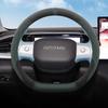 2024 Geely Star Wish Ultra-dünne Wildleder-Lenkradabdeckung - Rutschfest, Schweißabsorbierend, Wintertauglich.