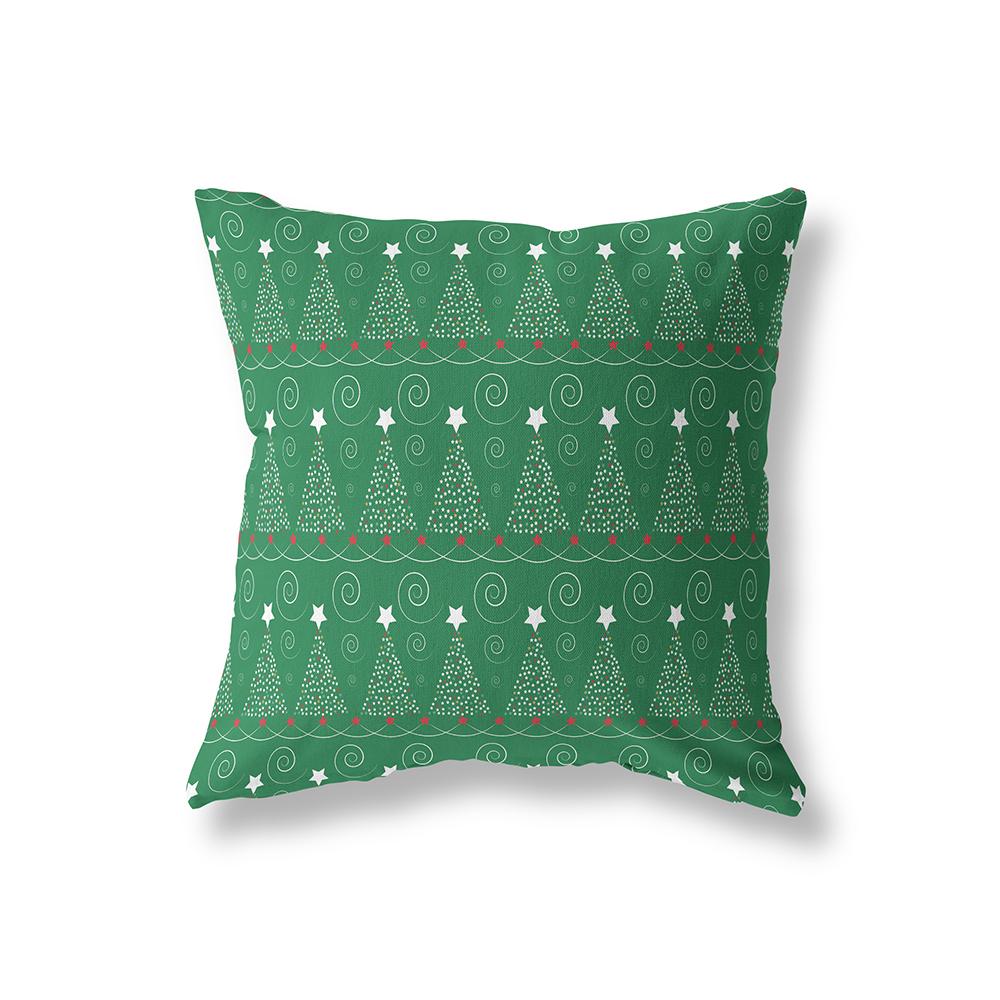 Snowflake Christmas Theme Printing Pattern Polyester Cushion Cover Home Living Room Sofa Decoration Square Pillow Pillow Cover