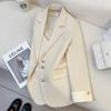 White blazer women's spring new casual temperament celebrity high-end fashion suit