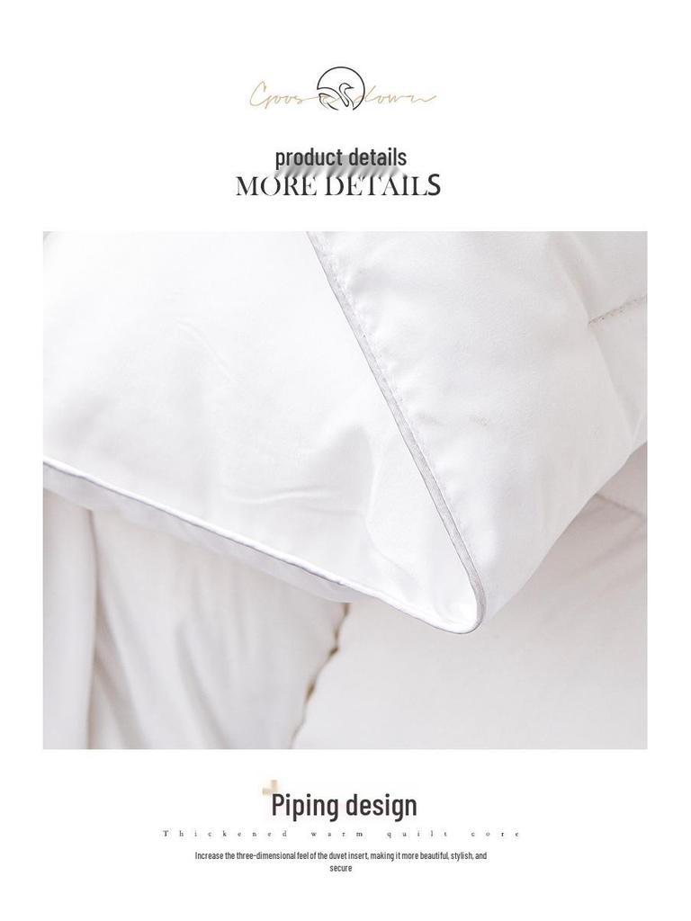 Luxury Pure Cotton Down Velvet Quilt – Thickened for Winter, Ideal for Five-Star Hotels, Perfect for Spring and Autumn