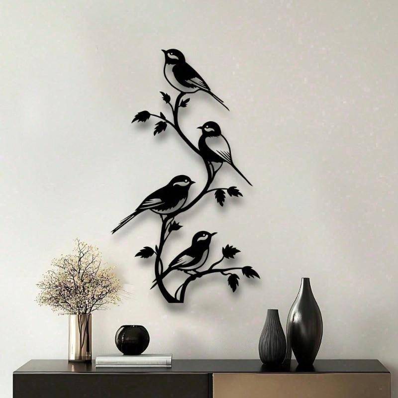 Handgefertigte Schmiedeeisen Wanddekoration Wasserdicht Rostfrei Vintage Schwarz Dekoratives Kunstwerk für Kinderzimmer Kinderzimmer Wanddekoration