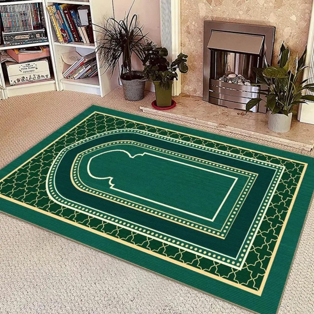 Muslim Islamism Ramadan Prayer Carpet for Living Room Home Bedroom Balcony Decor Carpets Large Area Non-slip Washable Rug