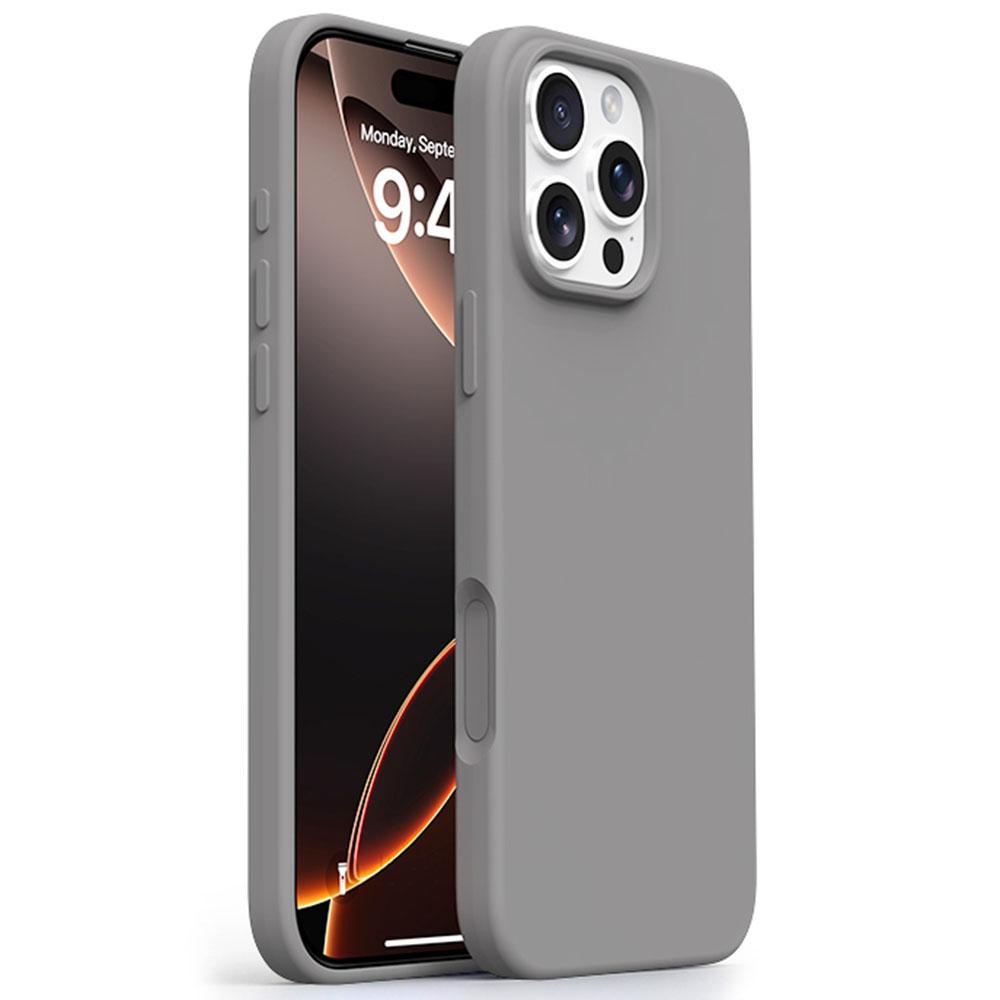 

For iPhone 16 Pro Max Case Compatible with MagSafe Ultra Thin Liquid Silicone + PC Phone Cover J