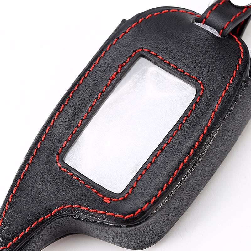 MAGICAR M7 Remote Control Genuine Leather Key Case and Keychain for Russia