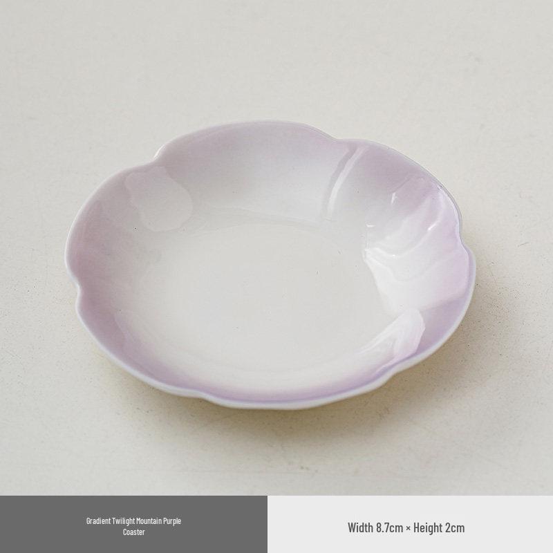 Exquisite Crystalline Glaze Ceramic Mug and Saucer - High-Grade Office Tea and Coffee Cup Gift