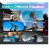2026 Y70 Motorcycle Bluetooth Helmet Headset Earphone Colorful Lights IPX6 Waterproof Dual Connection Support for 2 Phones