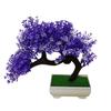 1Pc Potted Artificial Plant Mini Tree Bonsai DIY Garden Wedding Home Party Decor