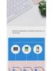 Wireless Bluetooth Keyboard for Tablets, Phones, Notebooks, and Desktops - Portable and Compact for Home or Office.