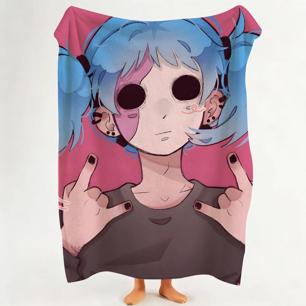 Game S Sally F Face Throw Flannel Throw Blanket Suitable for Sofa Living Room Bedroom
