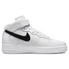 Nike Air Force 1 07 Mid White Snakeskin Women Sneakers Black DZ5211-100