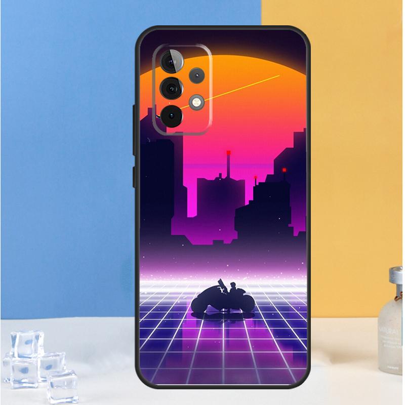 Synthwave 80's Retro Neon vaporwave For Samsung Galaxy A16 A26 A36 A56 A13 A33 A53 A05 A06 A54 A34 A14 A32 A52 A55 A35 A15 Case