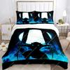 Juego de Ropa de Cama con Estampado de Demon Slayer Nezuko Ropa de Cama Matrimonial Queen Doble Individual King Size Funda Nórdica Juego de Ropa de Cama de Lino Regalo para Niños Adultos