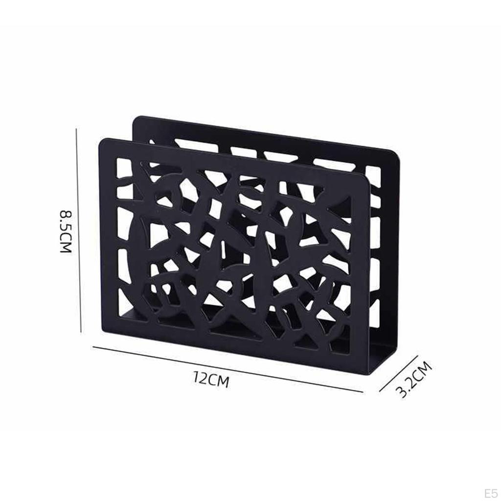 Napkin Holder Stainless Steel Paper Organizer Freestanding Modern Towel Rack for