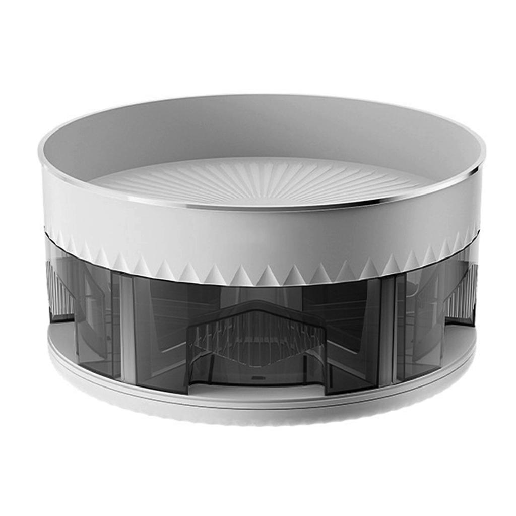 360° Rotating Round Spice Storage Rack Washable Space-Saving Storage Tool For Home Kitchen