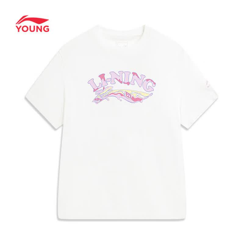 Li-Ning Girls' Soft Loose Fit Sports T-Shirt