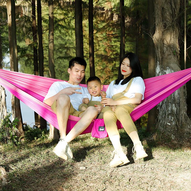 Portable Parachute Fabric Camping Hammock