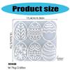 Flexible And Sturdy Keychains Mold Flexible Silicone Colorful Eggs Keychain Mold Trendy Keychain Pendant Resin Mold
