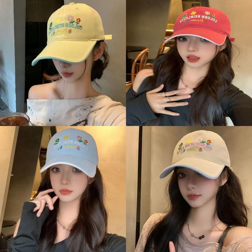 Lovely Soft Top Baseball Cap For Women With Unique Floral Embroidery For All Occasions
