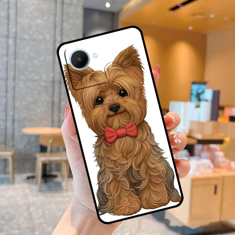 Yorkshire Terrier Dog Case For Realme C55 C33 C31 C35 C30 C11 C15 C25s C21Y GT Neo 5 3T 2T 8 9 10 11 Pro Plus