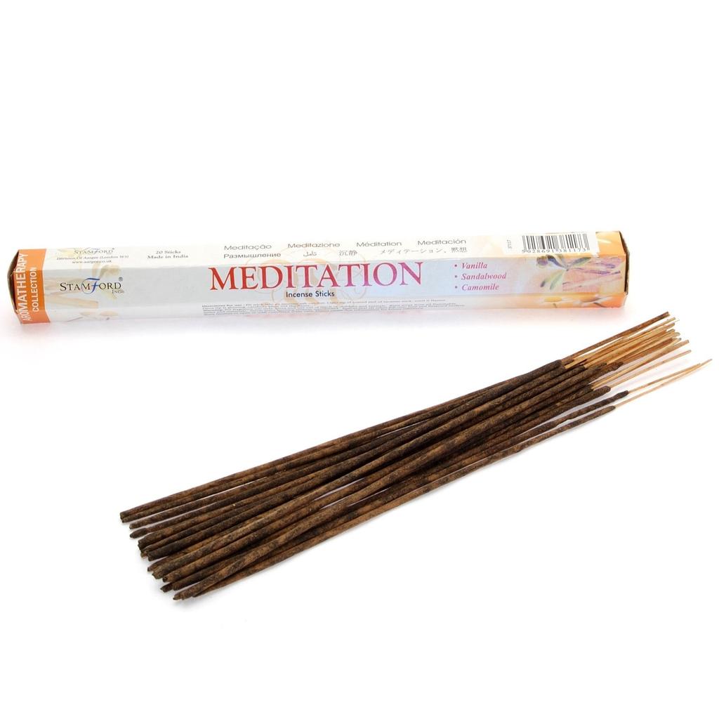 Meditation Incense Sticks, 20 Sticks Stamford