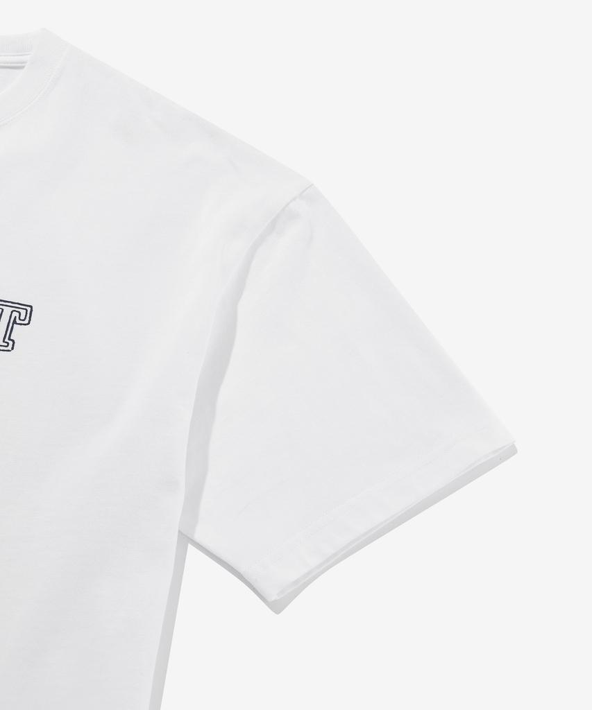 COVERNAT Neon Logo Graphic T-Shirt White