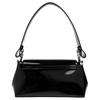 Vivienne Westwood Classic Saturn Logo Leather Shoulder Bag Women shoulder bag Black 46020004WL001ON404