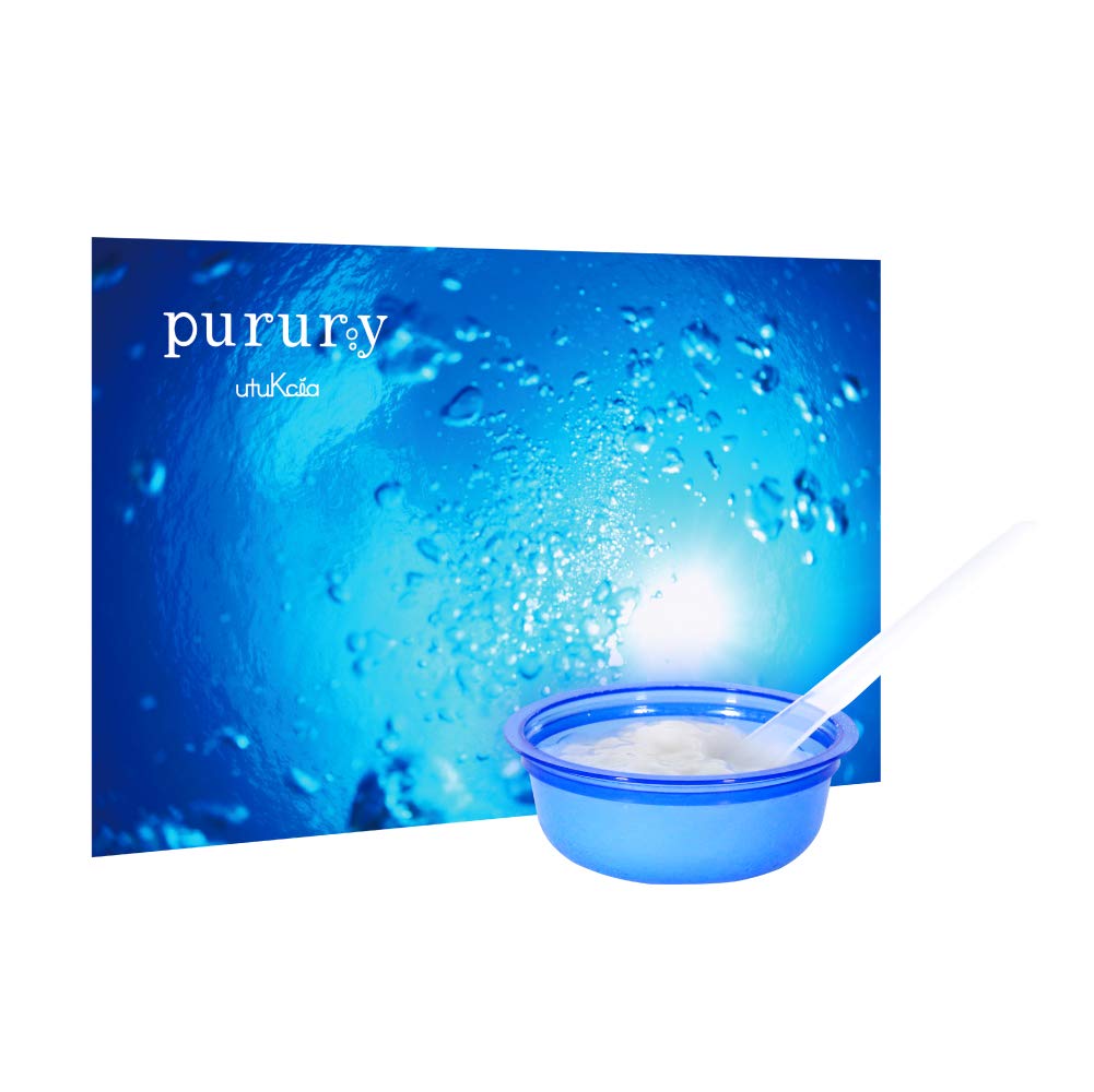 

Utsukusia Carbonated Face Pack, Pururi, 4-Use Pack, Drip-Free Gel, Pore-Cleansing, Skin-Beautifying, Additive-Free, Fragrance-Free, Made in Japan