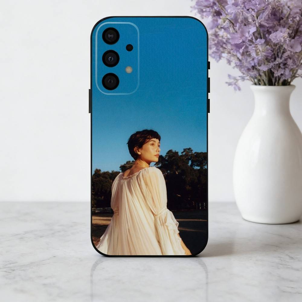 Edgy S-Sydney C-Chandler Schauspielerin Handyhülle Für Samsung Galaxy A73,A72,A71,A70,A53,A52,A51,Weiche Silikon Schwarze Hülle