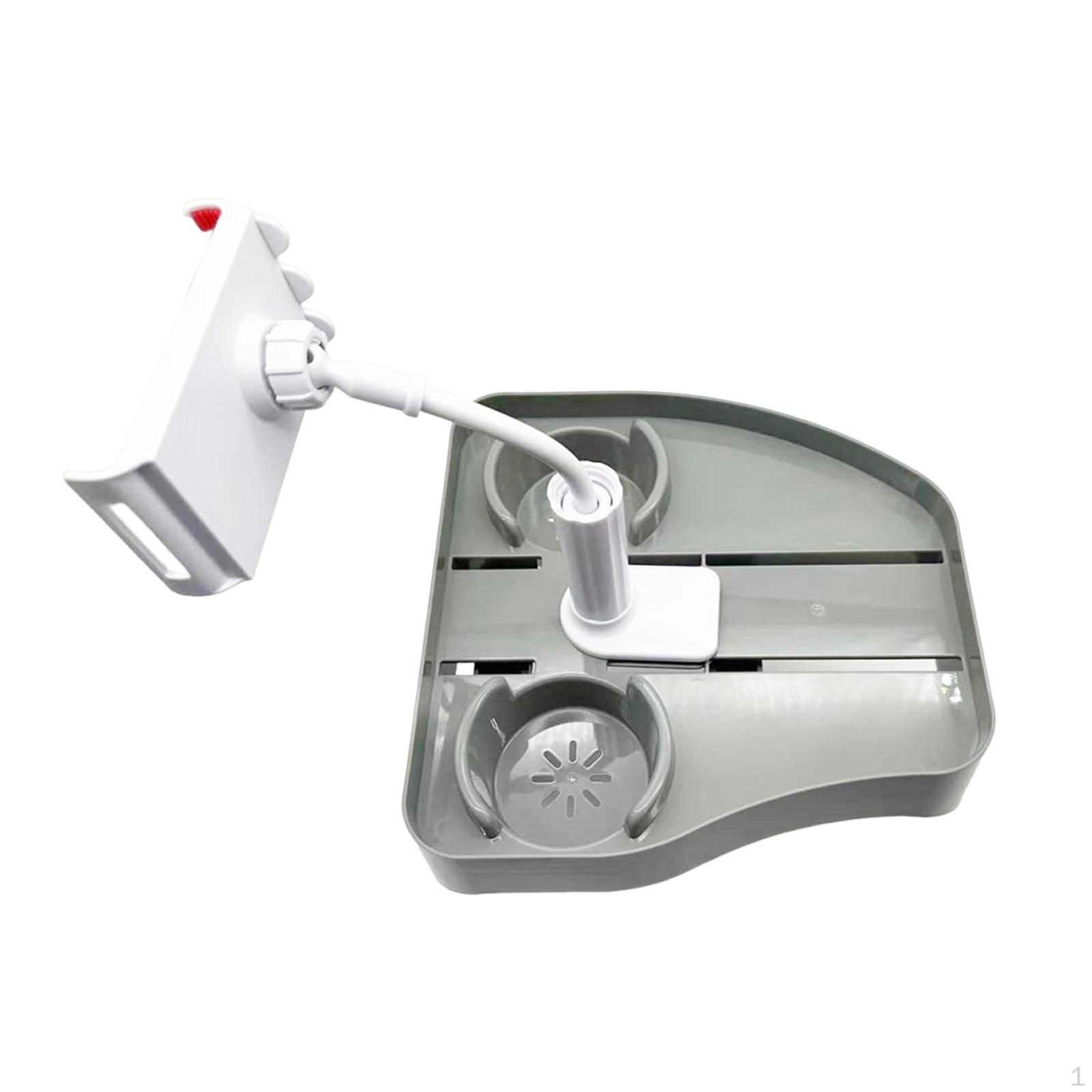 

Поднос-столик 3 в 1 Легкая установка Регулируемый подстаканник Телефон для бассейна