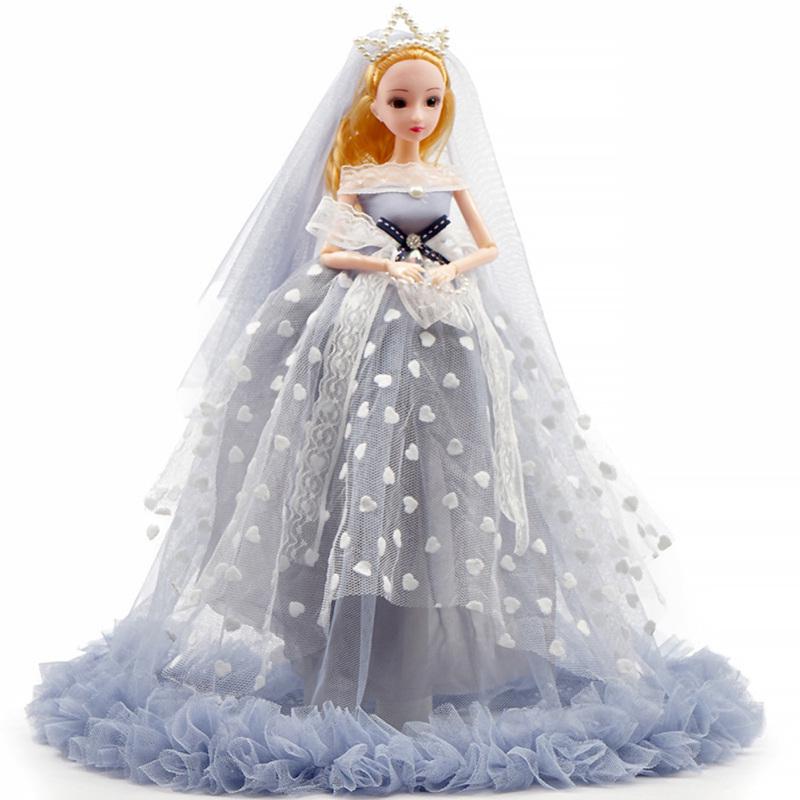 40cm Hochzeits-Prinzessinnenpuppe Spielzeug Kinder Geburtstagsgeschenk Kinder Simulations-Mädchen Begleiter