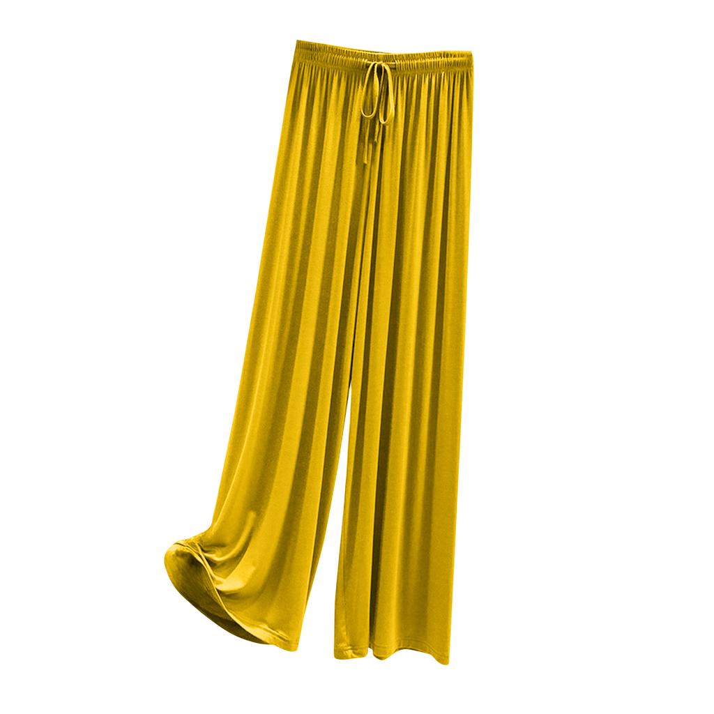 Women's Thin Sports Casual Loose Ice Silk Slim All-match Wide-leg Pants
