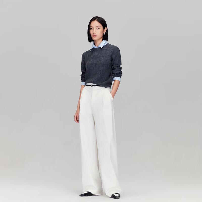 VEROMODA Women's Lyocell Cotton Tapered Casual Pants