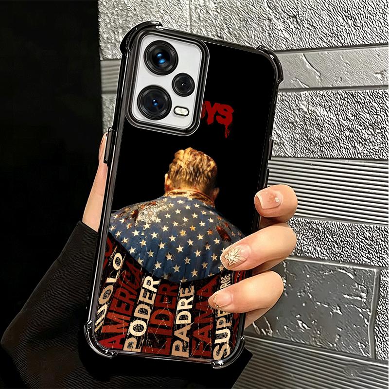 The Boys H-Homelander Soft Phone Case For Xiaomi Redmi Note 14 15 Pro Plus 13 12 11S 11T 5G 10 9S 9 Plating Anti-Fall Fundas