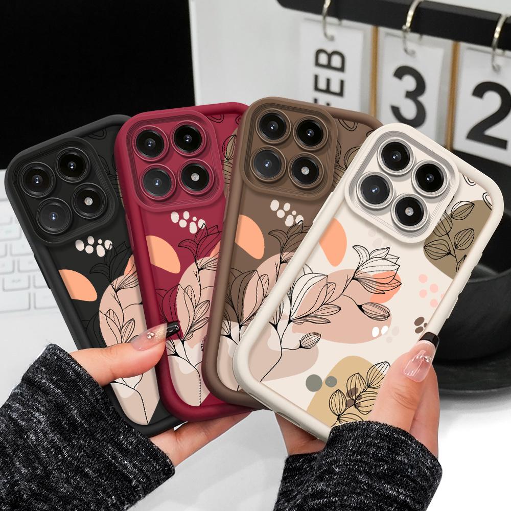 Charming Flowers Phone Case For Xiaomi 15T 14T 13T Pro 17 15 14 13 12 Lite Ultra Pro Max 5G Staircase Soft Cover