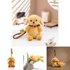 Pet Plush Dog Stuffed Toy Keychain With Soft Short Plush For Bags And Car Accessories