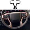 Carbon Fiber Steering Wheel Cover Trim For Chevrolet Silverado 1500 - US