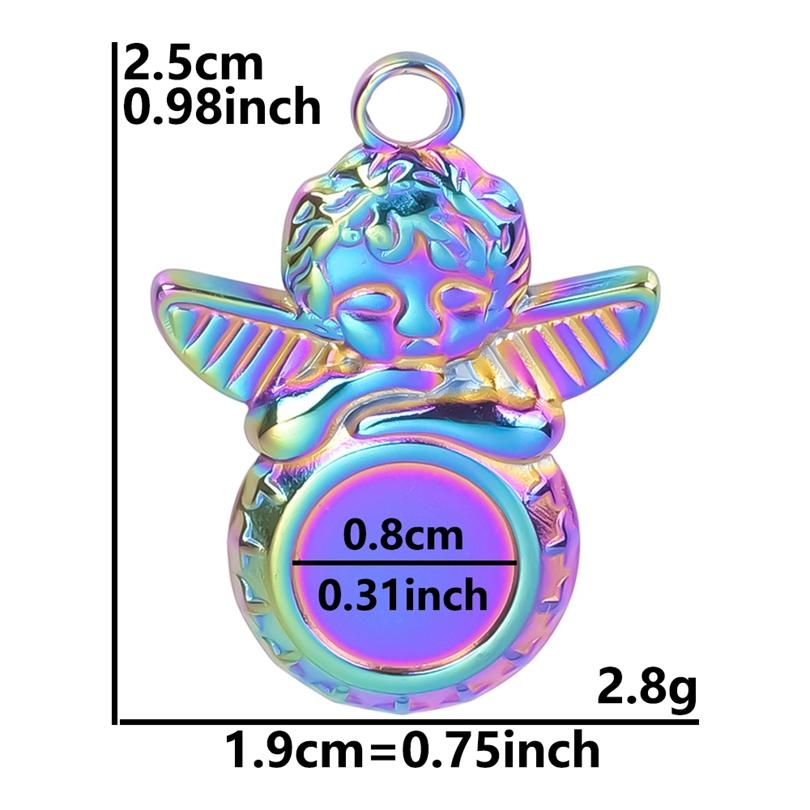 5pc Fashion Love Evil Eyes Colorful Stainless Steel Pendant Handmade Pendants Necklace Materials DIY Sword Accessories Findings