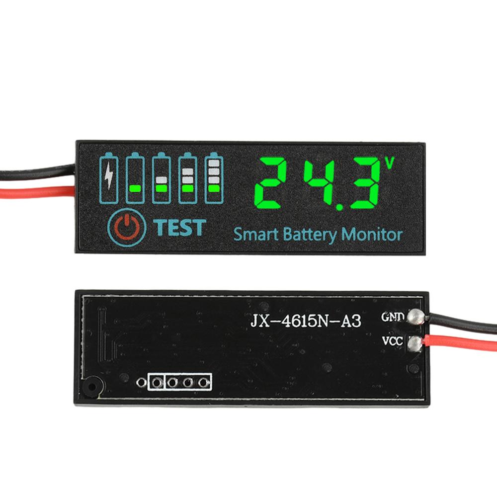 3S-14S DC7-55V Battery Level Indicator 12V 24V 36V 48V 18650 Lithium Battery Capacity Board Acid battery Voltage Charging Tester