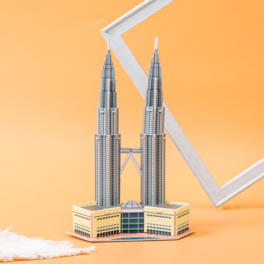 3D Stereo Puzzle Eiffel Tower Model Paper Craft DIY Handmade Educational Puzzle Toy for Kids WL-231690