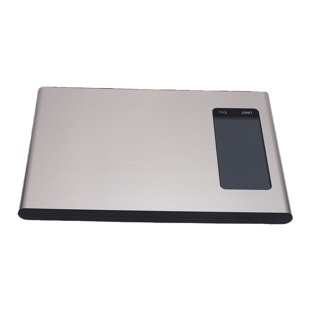 Balanza de Cocina Inteligente Digital de Acero Inoxidable para Pesar Alimentos con Pantalla HD para Planificación Positiva de la Dieta