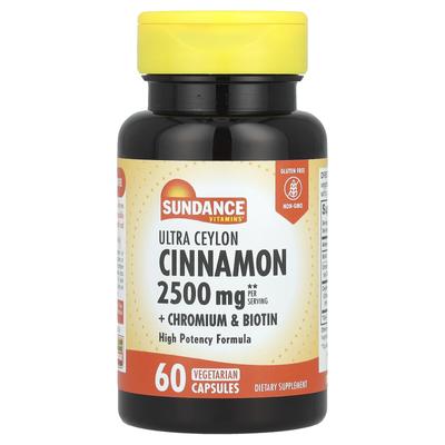 Ultra Ceylon Cinnamon + Chromium & Biotin, 60 Veggie Caps