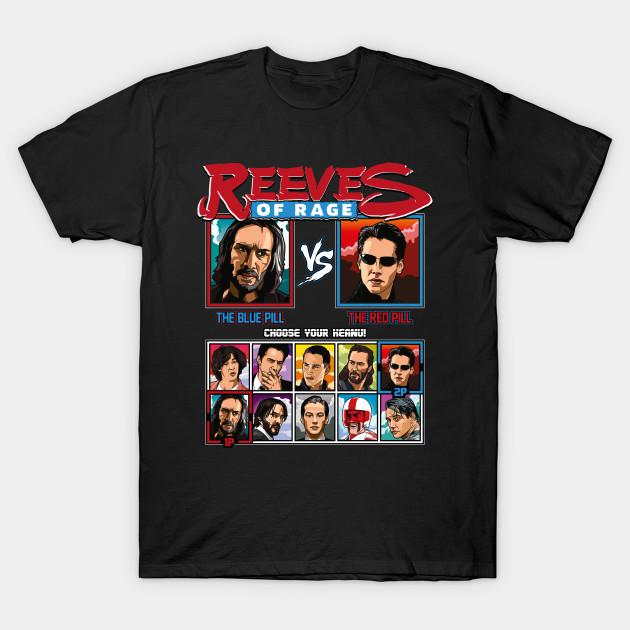 

Men Black Print T-shirt Keanu Reeves Of Rage No-Cut Transfer Paper Print Cotton Tshirt - Men s Summer Cotton Graphic Tee 5XL різнокольоровий