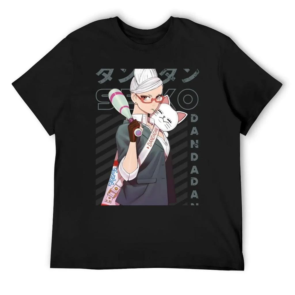 Seiko Ayame Dandadan T-Shirt boys animal print Blouse rapper graphic tees funny t shirts men